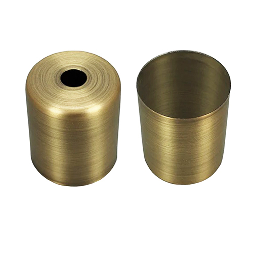 Antique brass toe cup for furniture legs